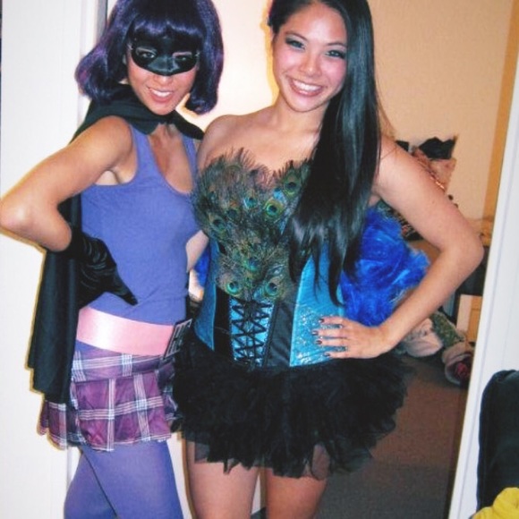 Peacock Corset Costume (Corset/ back tail) - Picture 2 of 3